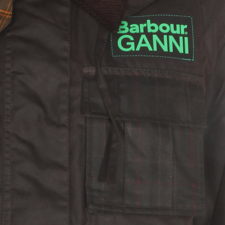 Barbour X Ganni Jackets - RUSTIC/CLASSIC TARTAN | ec2004d2c690a501564c0e5305c41c0be99efd30