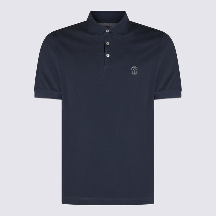 Brunello Cucinelli T-shirts and Polos - Marine | 99a43d1ae37297e8fea9ba4d2d72babfe1085f74