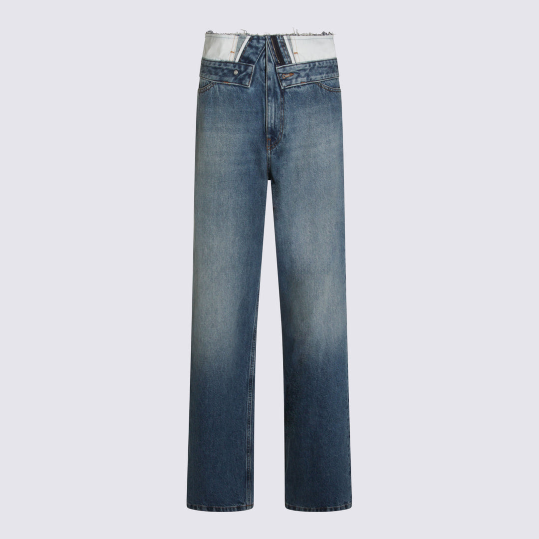 Mm6 Maison Margiela Jeans - Blue and green | 063dc2477e80016f2676d69b08f5c8f409fb5b6d