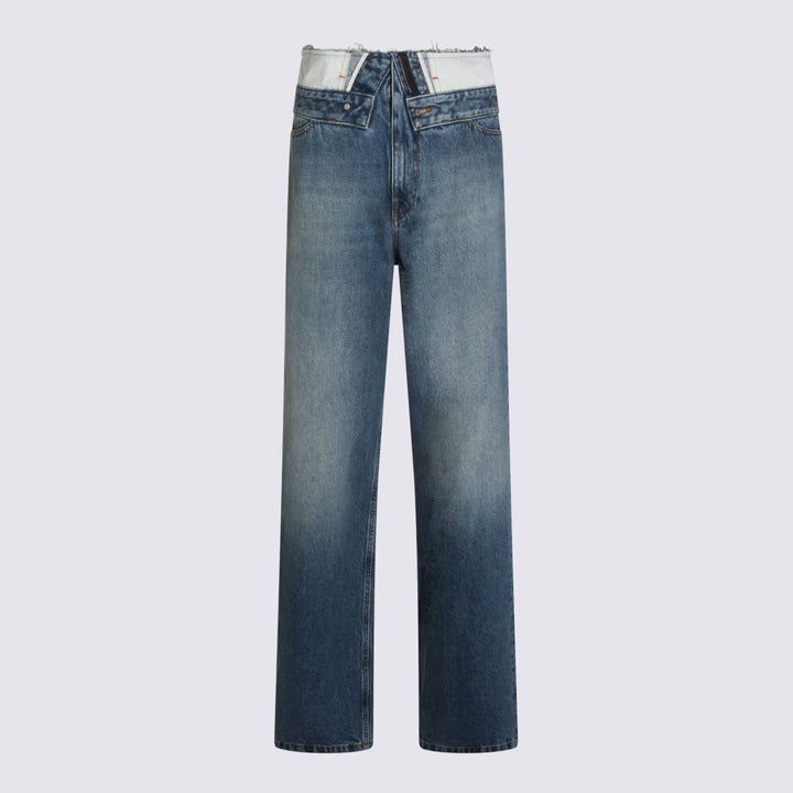 Mm6 Maison Margiela Jeans - Blue and green | 063dc2477e80016f2676d69b08f5c8f409fb5b6d
