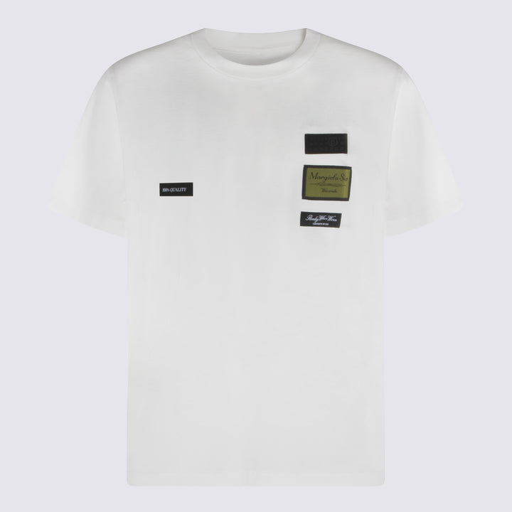 Mm6 Maison Margiela T-shirts and Polos - Light and natural | a7e6cfbb0c04b5b437c29638ccfea3ca050b91e5