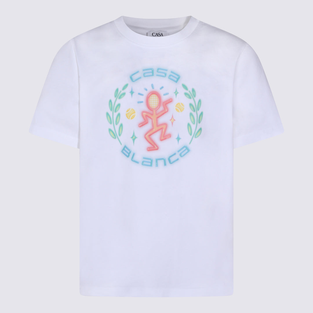 Casablanca T-shirts and Polos - Light and natural | dc8175ad0eea43db4256b5ace5bd8675a78f5822