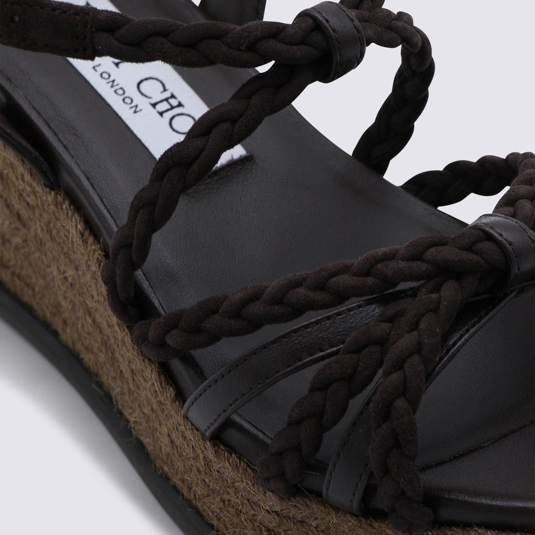 Jimmy Choo Flat shoes - CHOCOLATE/COFFEE | f342e64c2d4211d1c3d6ad034d73aca9f4584399