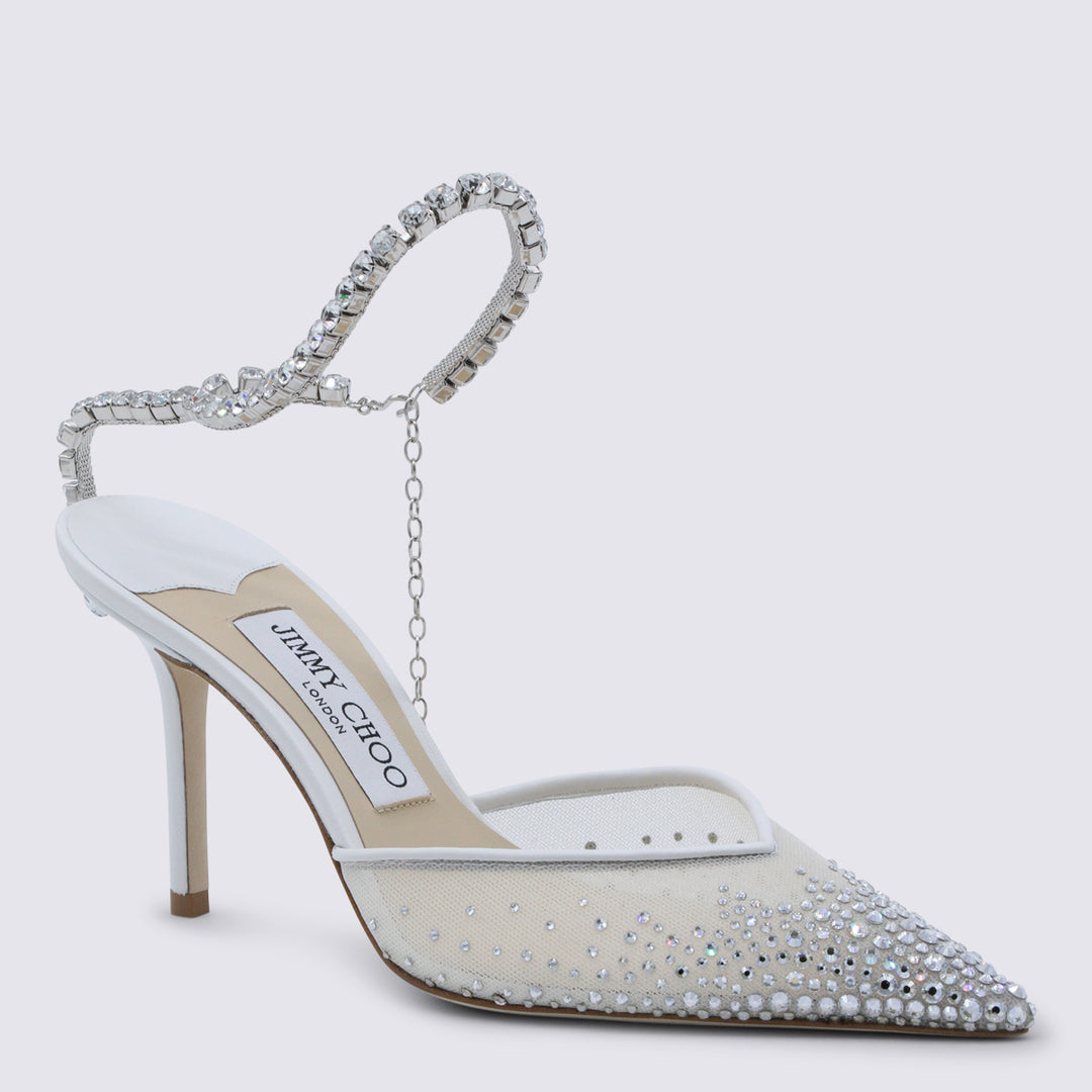 Jimmy Choo With Heel - WHITE/CRYSTAL | 88b7c293f1add627dfdfeb4e250493bf5ccdb85c