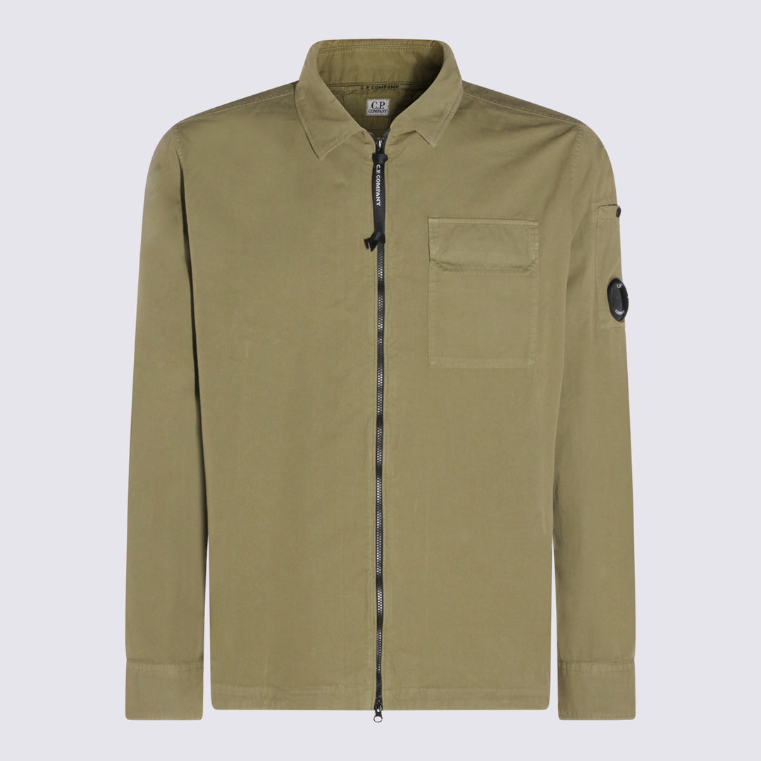 Cp Company Shirts - DRIED HERB | 40affb519d6ac36e28bdc8c26ec9ff2d4b8670ad