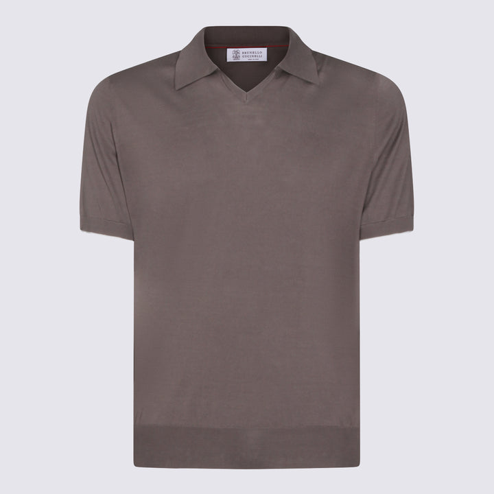 Brunello Cucinelli T-shirts and Polos - Brown | adcf2ea031bdc43ea4f7893cc16521a0f3bed4cd