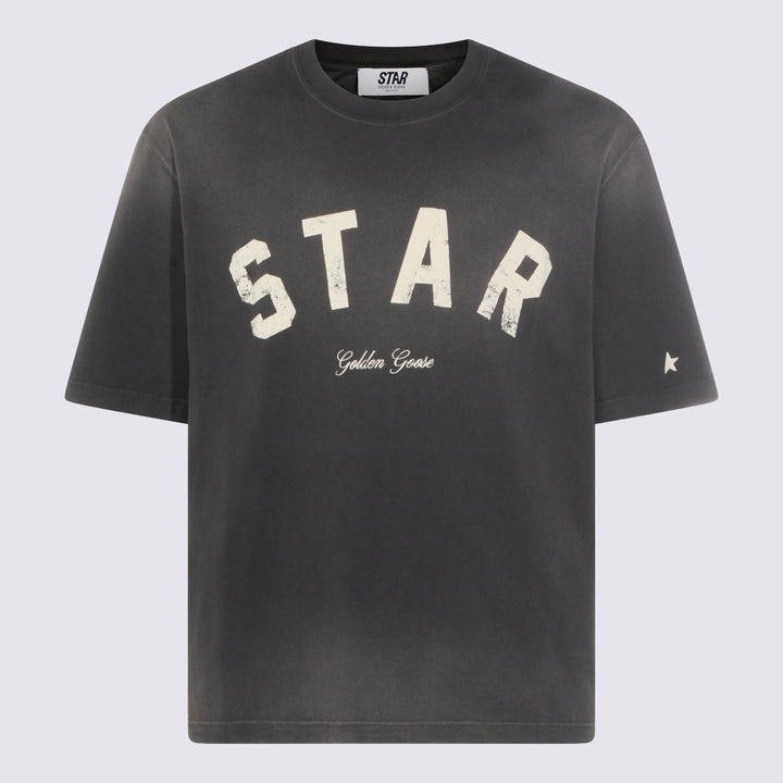 Golden Goose T-shirts and Polos - Charcoal | 66f5546f76c2f5bad1162d7a536b587cf085a372