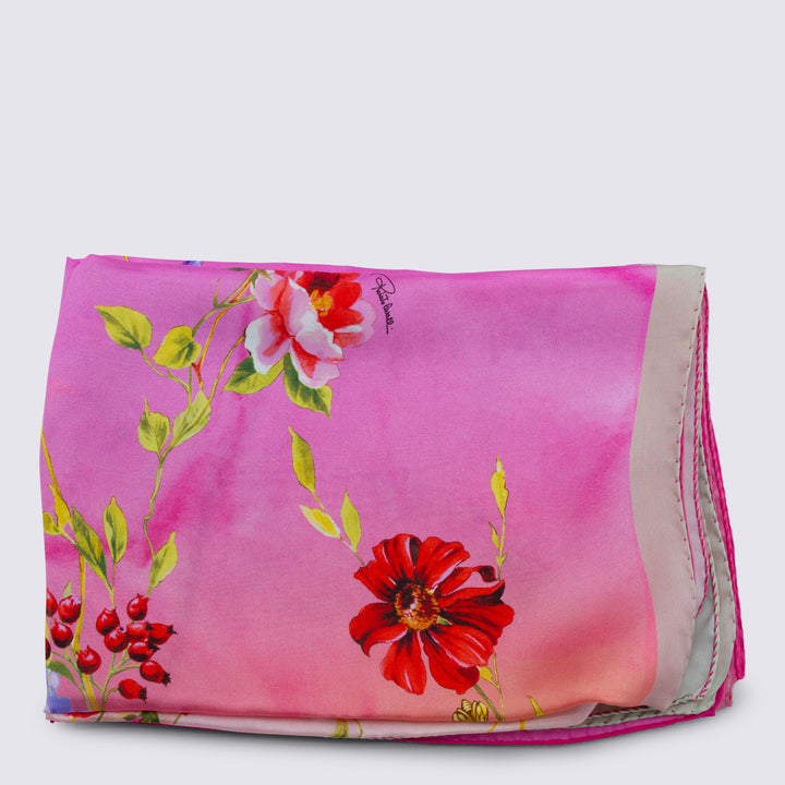 Roberto Cavalli Scarfs - GREEN/FUCHSIA | ab498d8996ad49e409102db6d1250f5ebf267302