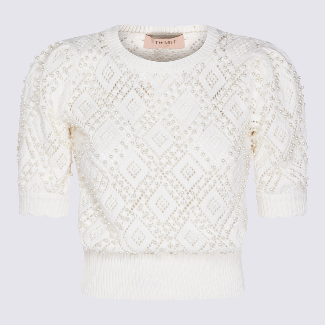 Twin-Set Sweaters - MADRE PERLA | b0a6514d76f994150d48c60edd6f0ec3528eec84