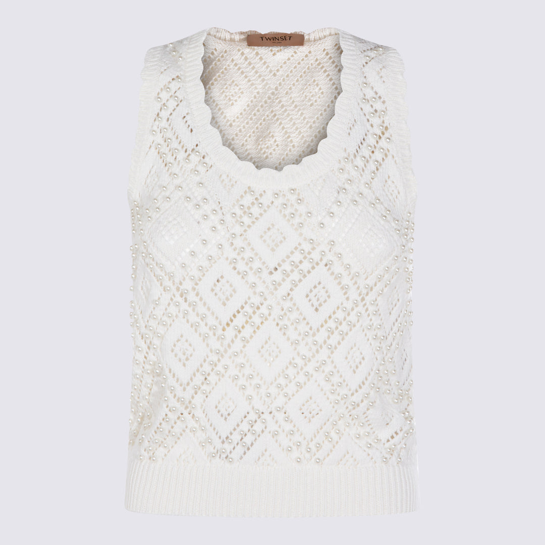 Twin-Set Top - MADRE PERLA | f5e121e3284af620fe9c036de53a591e96cde9c8