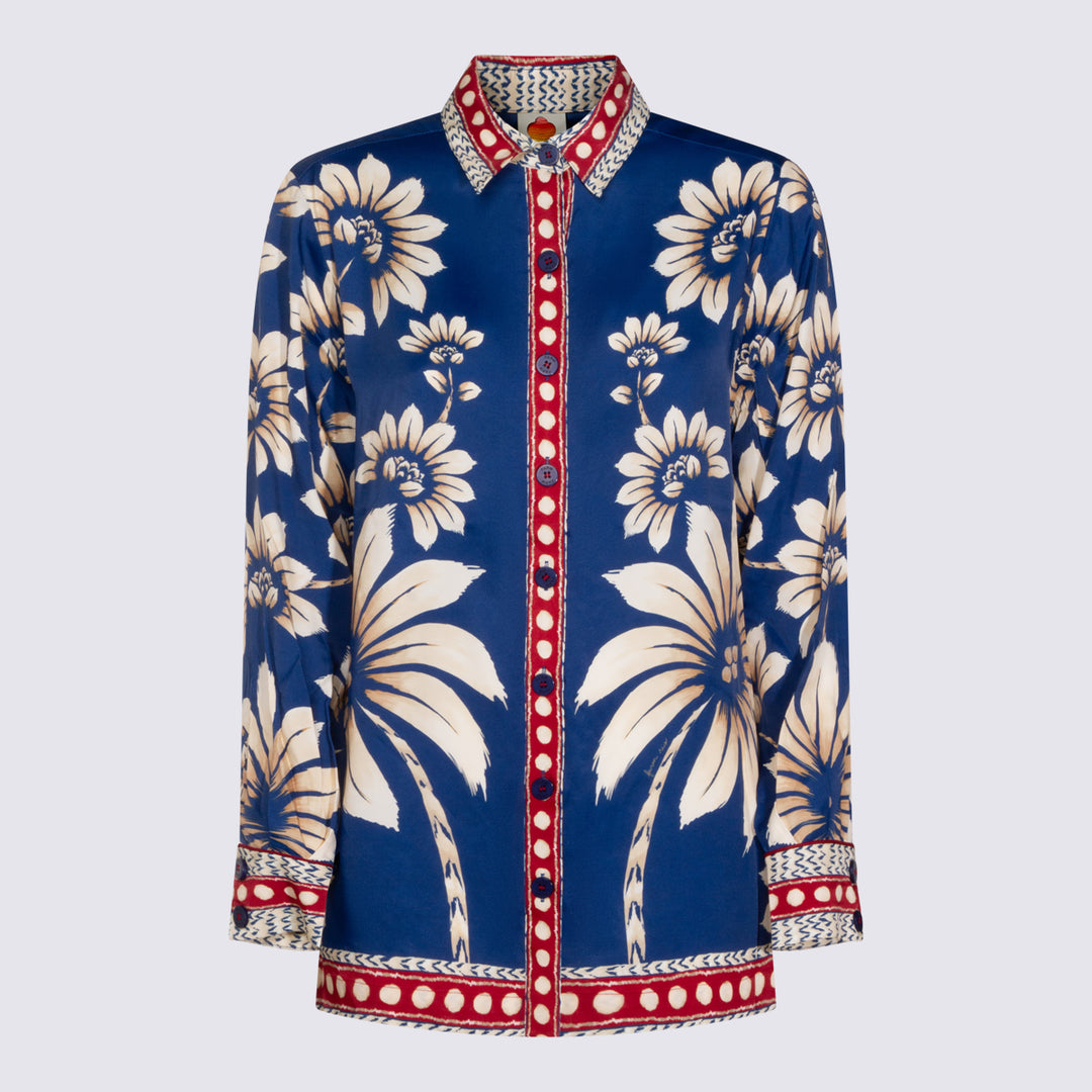 Farm Rio Shirts - LUNA BLUE | 9c7311fe3cc1c7211058c0ab477e9d186b6a50f2