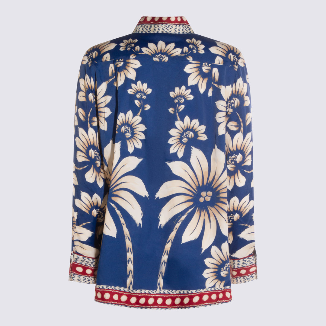 Farm Rio Shirts - LUNA BLUE | b107b4a1f3d2521c11fc471936924cd708d82c00