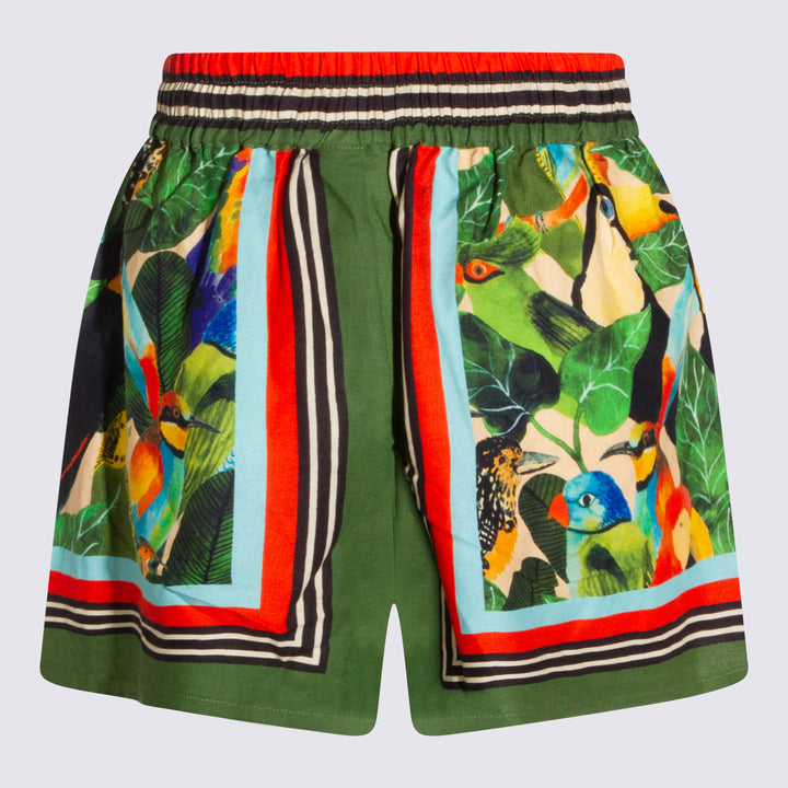 Farm Rio Shorts - BIRD LEAVES SAND | 25d71f93c59a746dfa52d63cc9ed330fa51f5fd4