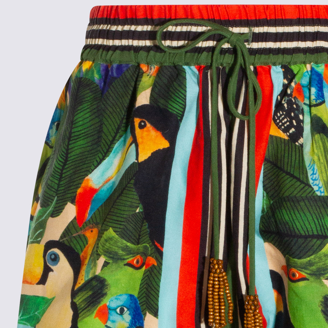 Farm Rio Shorts - BIRD LEAVES SAND | f8106445cb0c5aa5805152d4b1683f8c8d471f11