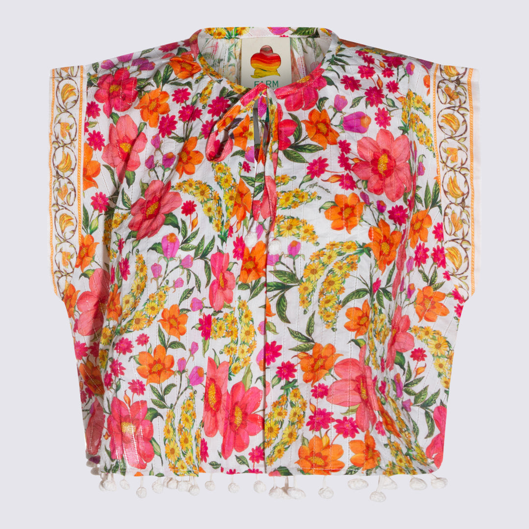 Farm Rio Shirts - BANANA FLOWERS OFF-WHITE | 9ddb3e1e405edfb050b6206f9b1626a624736547