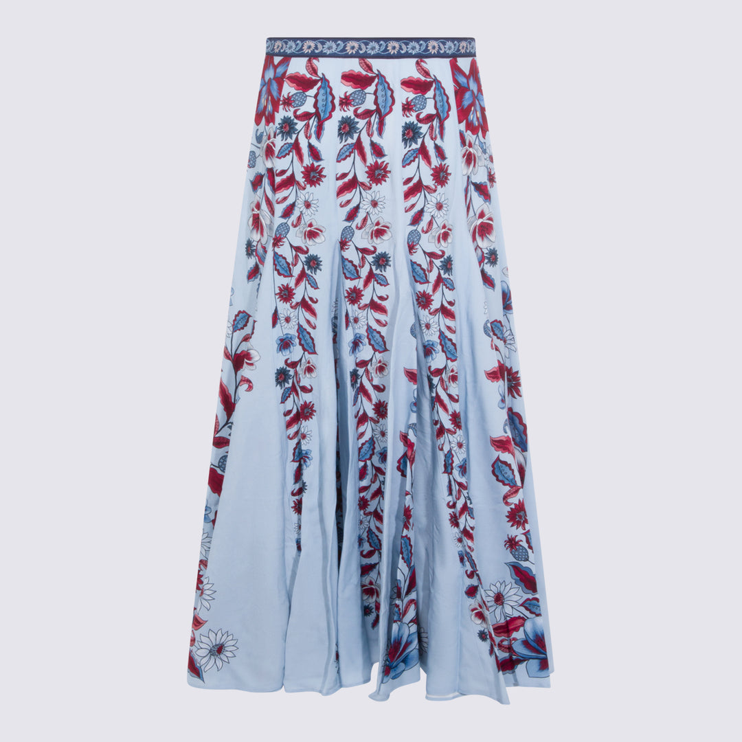 Farm Rio Skirts - MARCELLE SOFT BLUE | 186038f08c772dde98b73de6595abfe00a484ab0