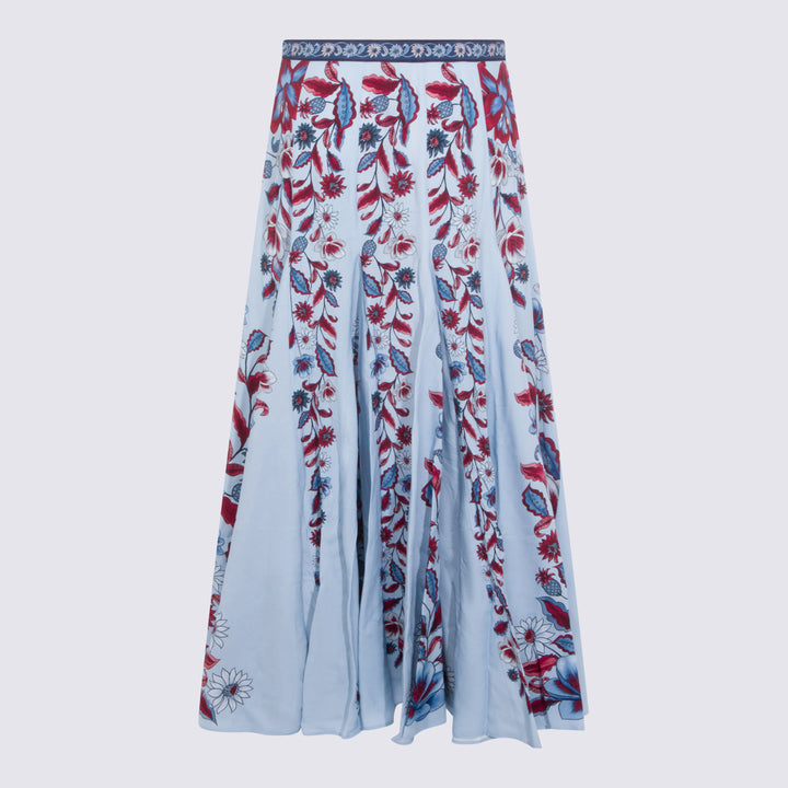 Farm Rio Skirts - MARCELLE SOFT BLUE | 186038f08c772dde98b73de6595abfe00a484ab0