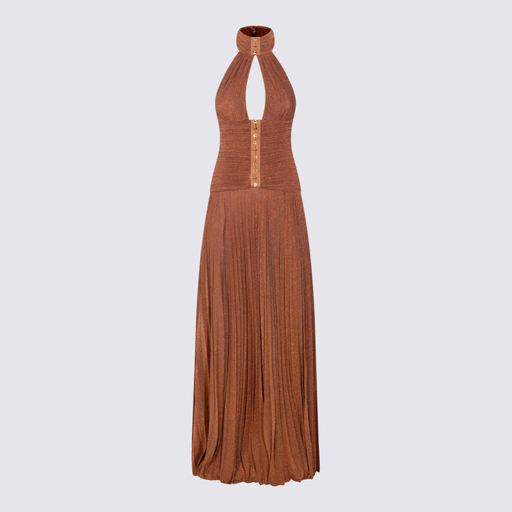 Elisabetta Franchi Dresses - Brown | 35524c255d8e35ca4cc8ac86c4e0f7e7288fd280