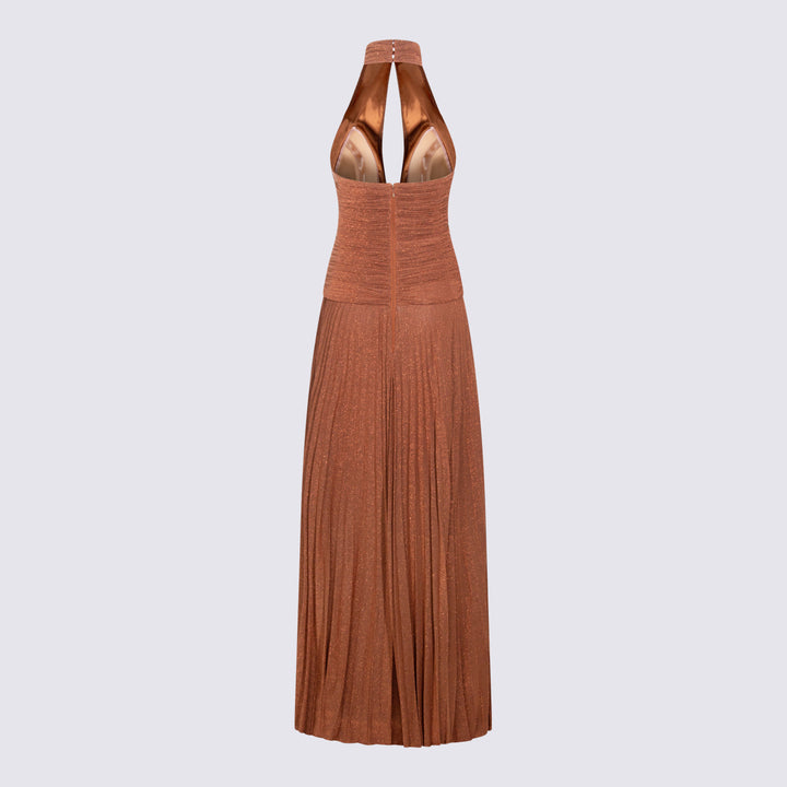 Elisabetta Franchi Dresses - Brown | 1876229e632615edb94406c7edcda127c1e7214c