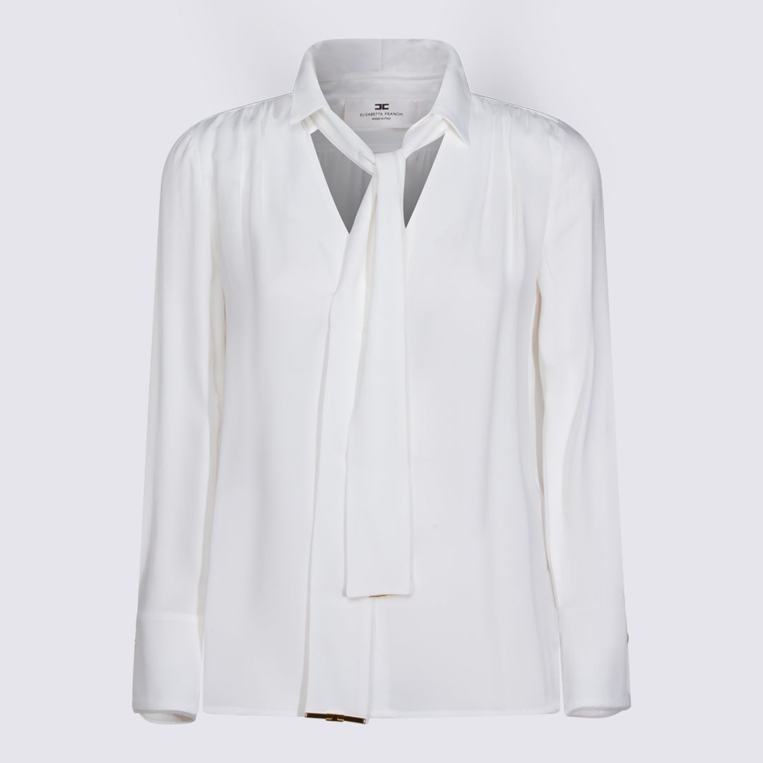Elisabetta Franchi Shirts - Light and natural | 977b80e38d166125099c1fa8d36ef8db0f719998