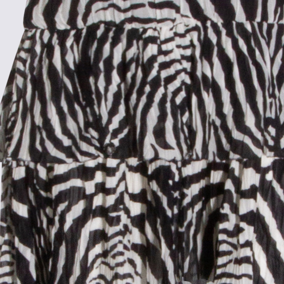 Blumarine Dresses - NATURAL WHITE/BLACK | 28f57af004da1b962e91fd5680ae02e35f6b10a0