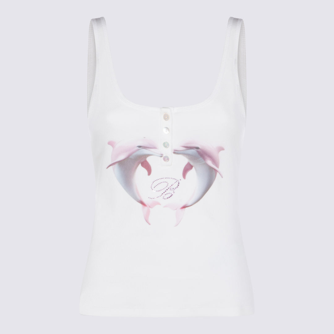 Blumarine Top - NATURAL WHITE | cc08583b1a636f202e42df7e401e10d94ea2dbe3