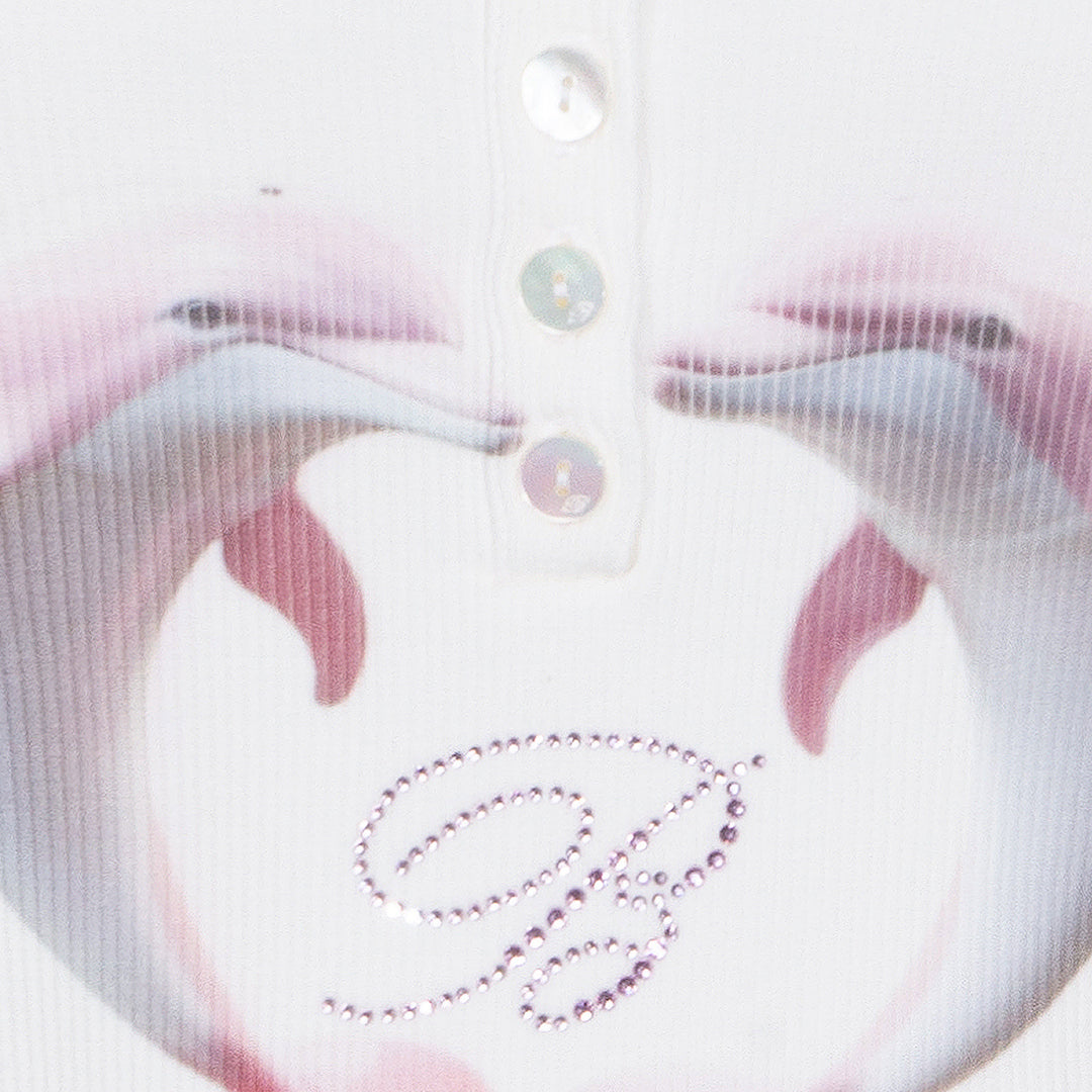 Blumarine Top - NATURAL WHITE | 4dd431193c62bfe0880ab8cb170906f6c38c2ea6