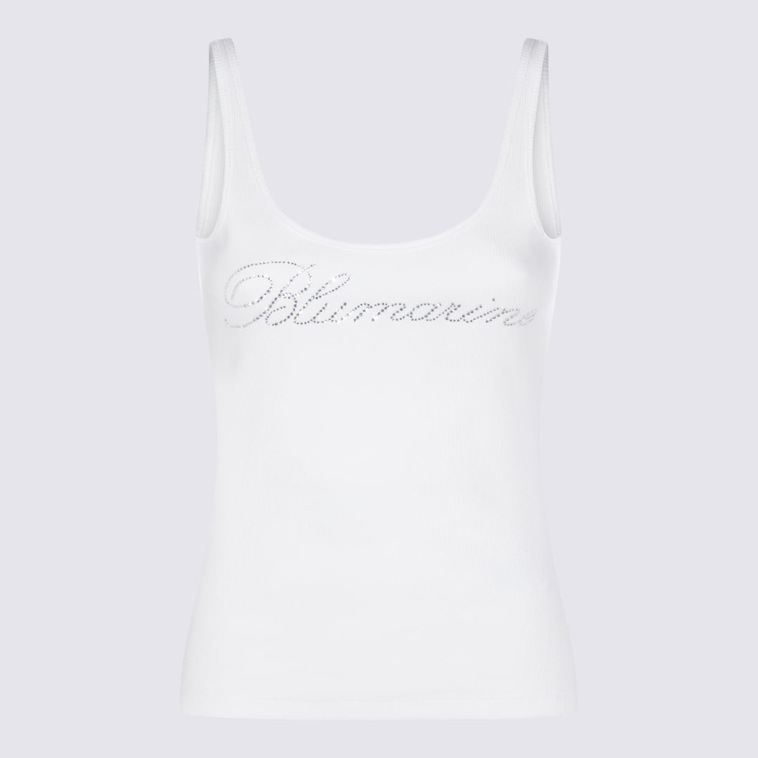 Blumarine Top - NATURAL WHITE | 2e7a73d2ac224e266e2787192b46dcbb2c7f1ae0
