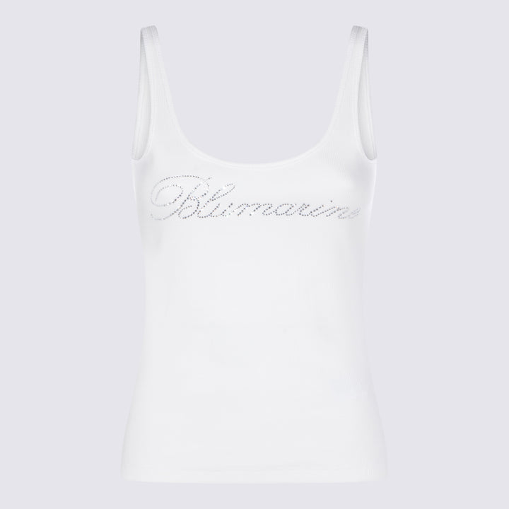 Blumarine Top - NATURAL WHITE | 2e7a73d2ac224e266e2787192b46dcbb2c7f1ae0