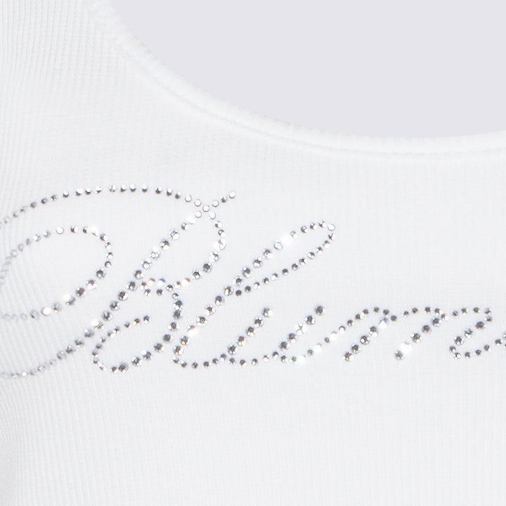 Blumarine Top - NATURAL WHITE | fc161d3f982dba5c12cb88b9435e37e909486f15