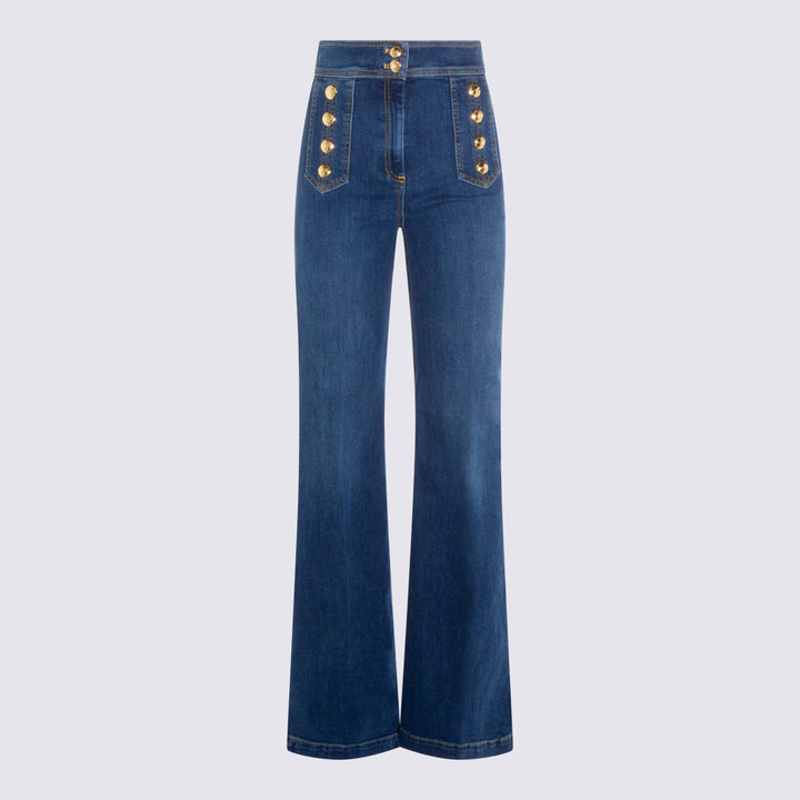 Elisabetta Franchi Jeans - Blue and green | b165458f2f213abdc00f9c7faf54258fe1dface0