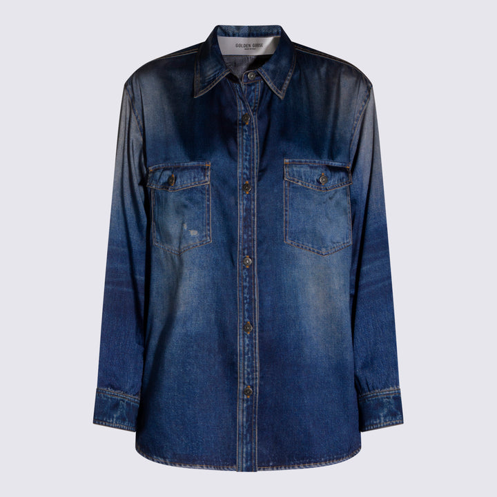 Golden Goose Shirts - Blu e verdi | 60fb13c3da7717012401c0f490a00be8d96b217d