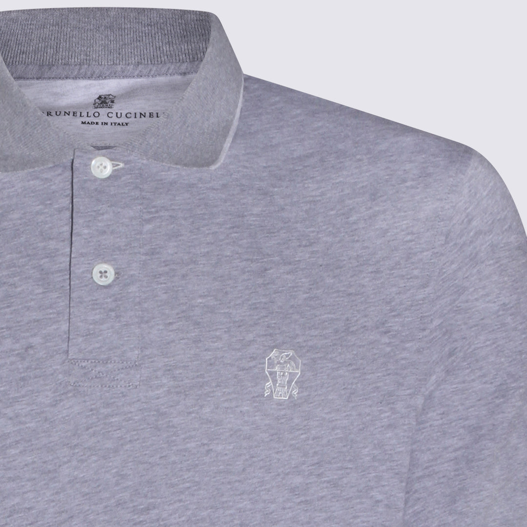 Brunello Cucinelli T-shirts and Polos - Blacks and greys | 8c7c687620507b8564917b7ccc15524658b9850f