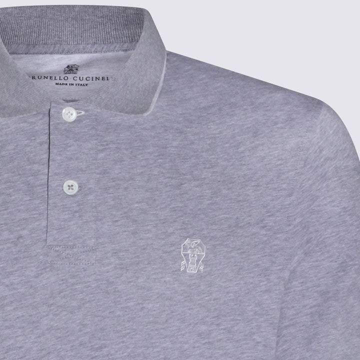Brunello Cucinelli T-shirts and Polos - Blacks and greys | 8c7c687620507b8564917b7ccc15524658b9850f