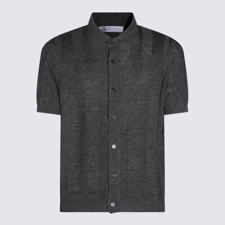 Brunello Cucinelli Shirts - Blacks and greys | 63800998b6b83b3cc6d4b476b8ef93608b0744b8