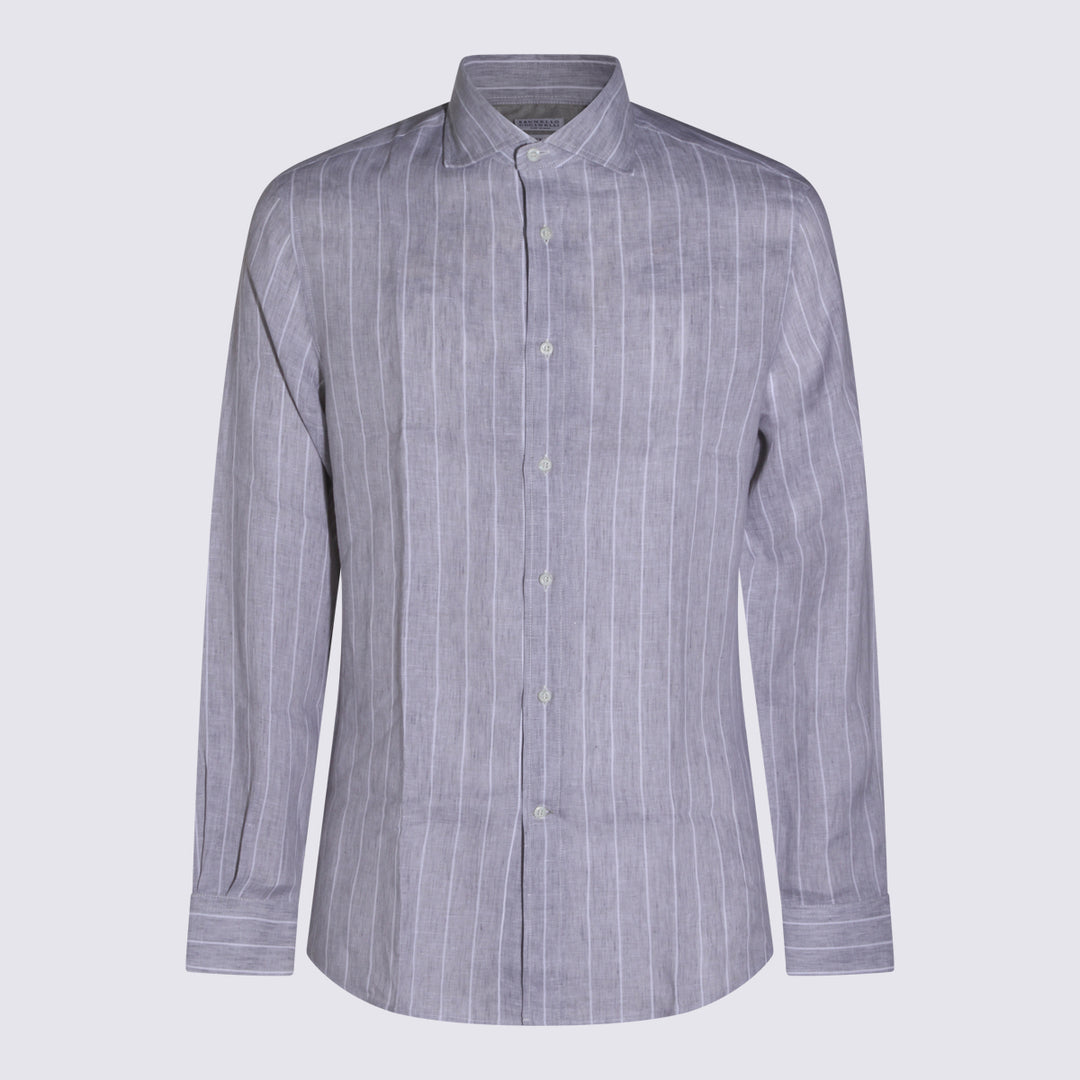 Brunello Cucinelli Shirts - PEARL | e082c06e884b49560c45fad7c67d55385e93973b