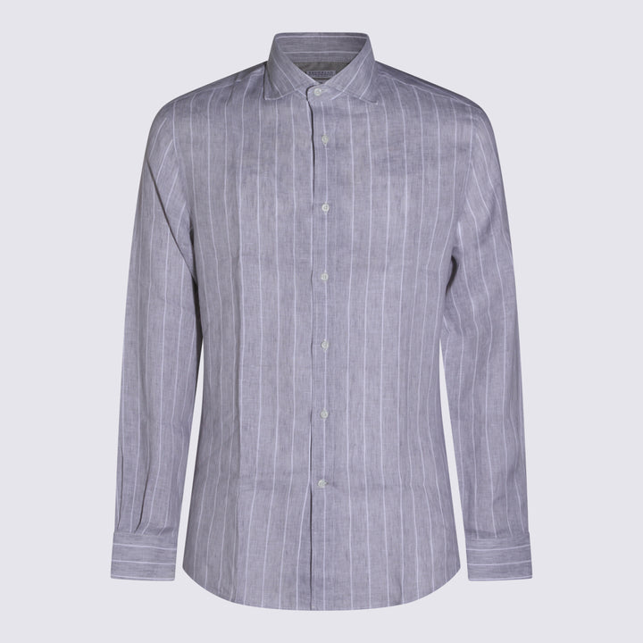 Brunello Cucinelli Shirts - PEARL | e082c06e884b49560c45fad7c67d55385e93973b