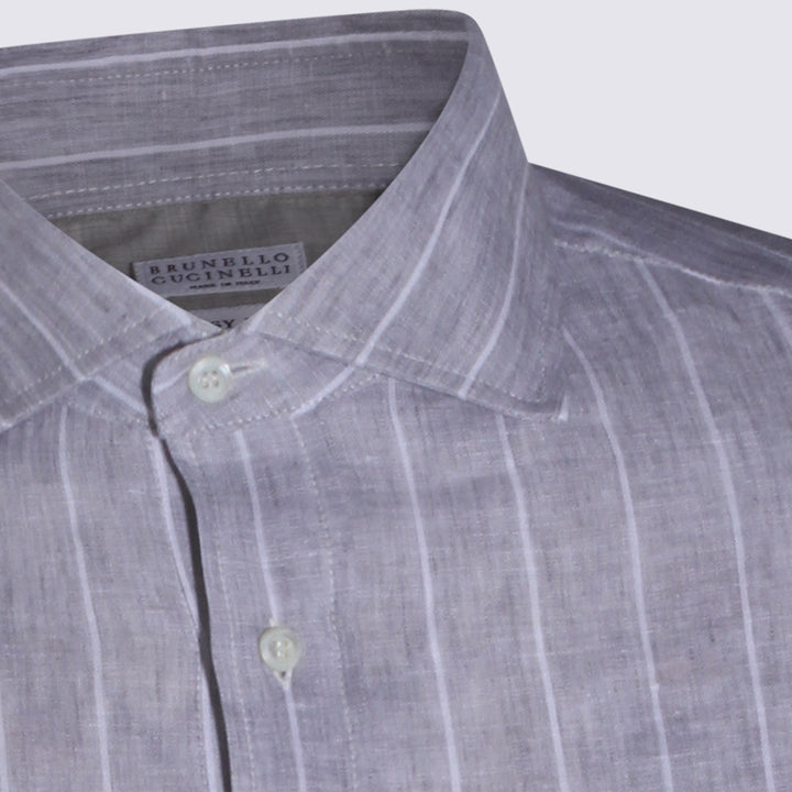 Brunello Cucinelli Shirts - PEARL | df2596f125520abe5945f422cc258eb8851a0782