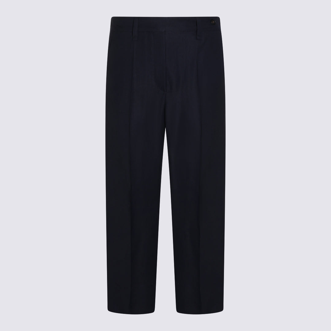 Brunello Cucinelli Trousers - BLUE ABISSO | ba011698319ff9c7db1ef18c8bb687a8520dca9b