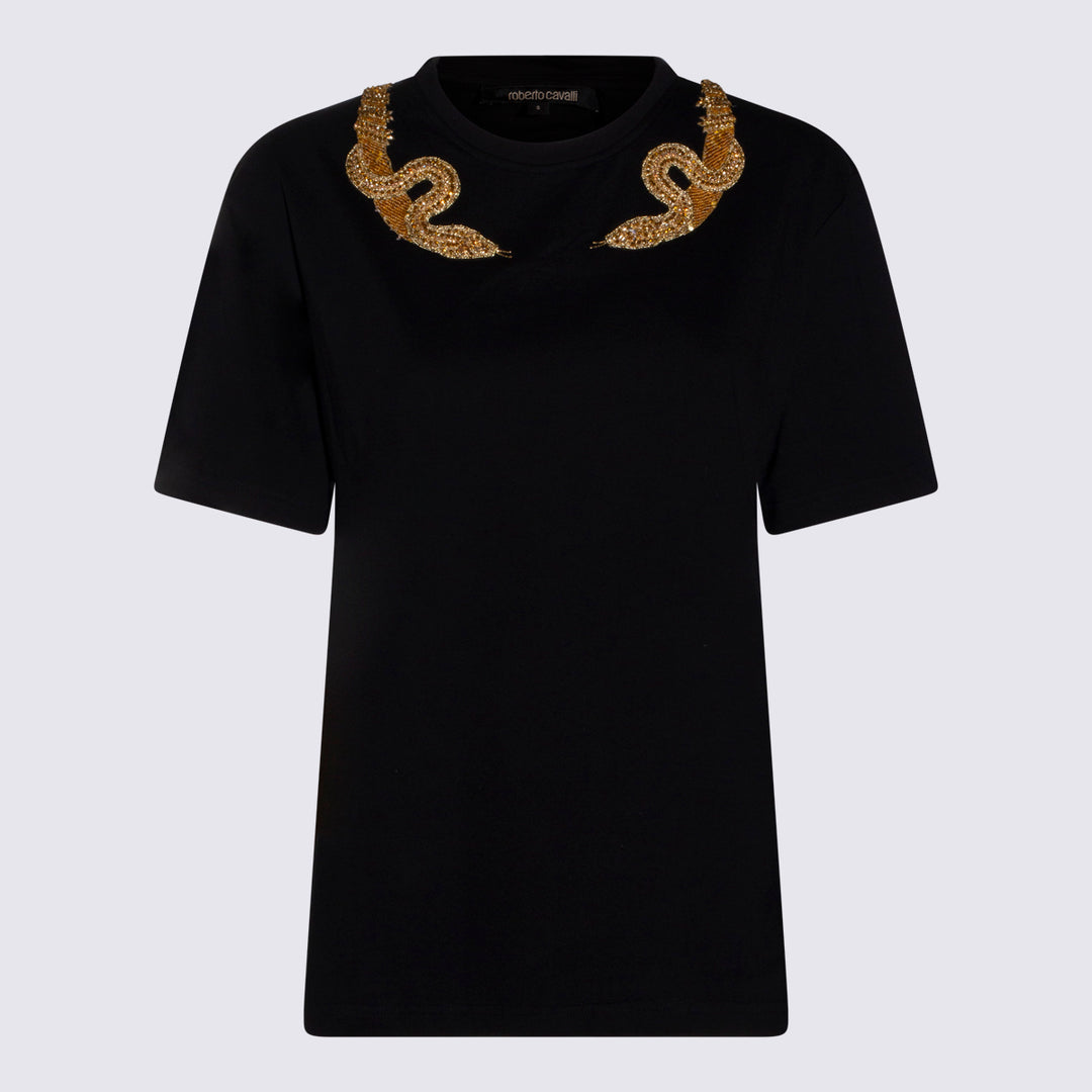 Roberto Cavalli T-shirts and Polos - Blacks and greys | 7e332d4c299769a06678d6fb0089c27da615f489