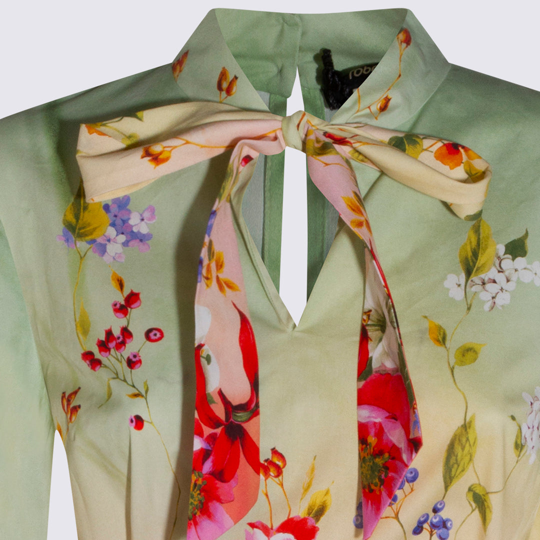 Roberto Cavalli Dresses - GREEN/FUCHSIA | 5a753c3b3bb64a8a0354ebaecb5ff9129e395d3a