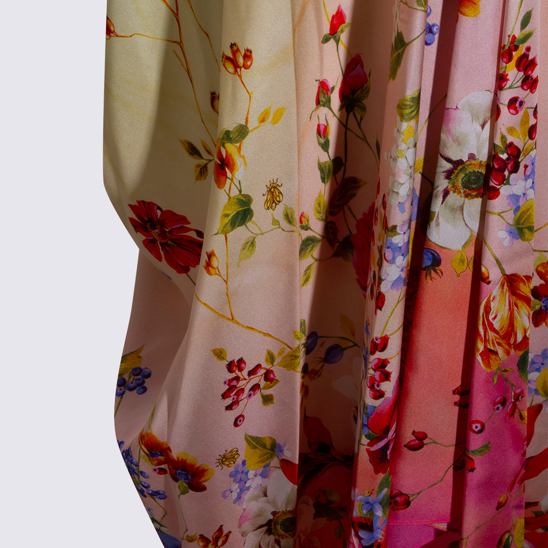 Roberto Cavalli Dresses - GREEN/FUCHSIA | 52b573be453d4e25ee3fe710acbf6dfdaf41482d