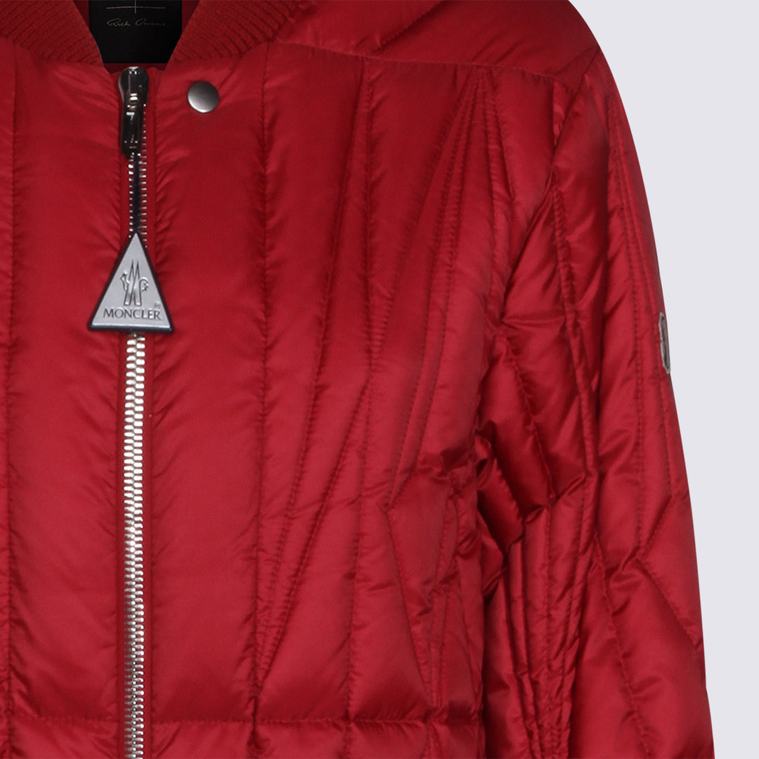 Moncler X Rick Owens Coats - CARNELIAN | beeae16ffc1822a613b955d6f17f76b7c564bf90