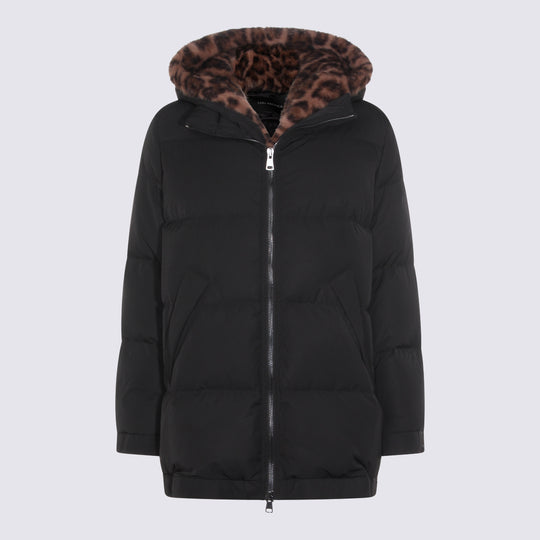 Coats Black/Leopard