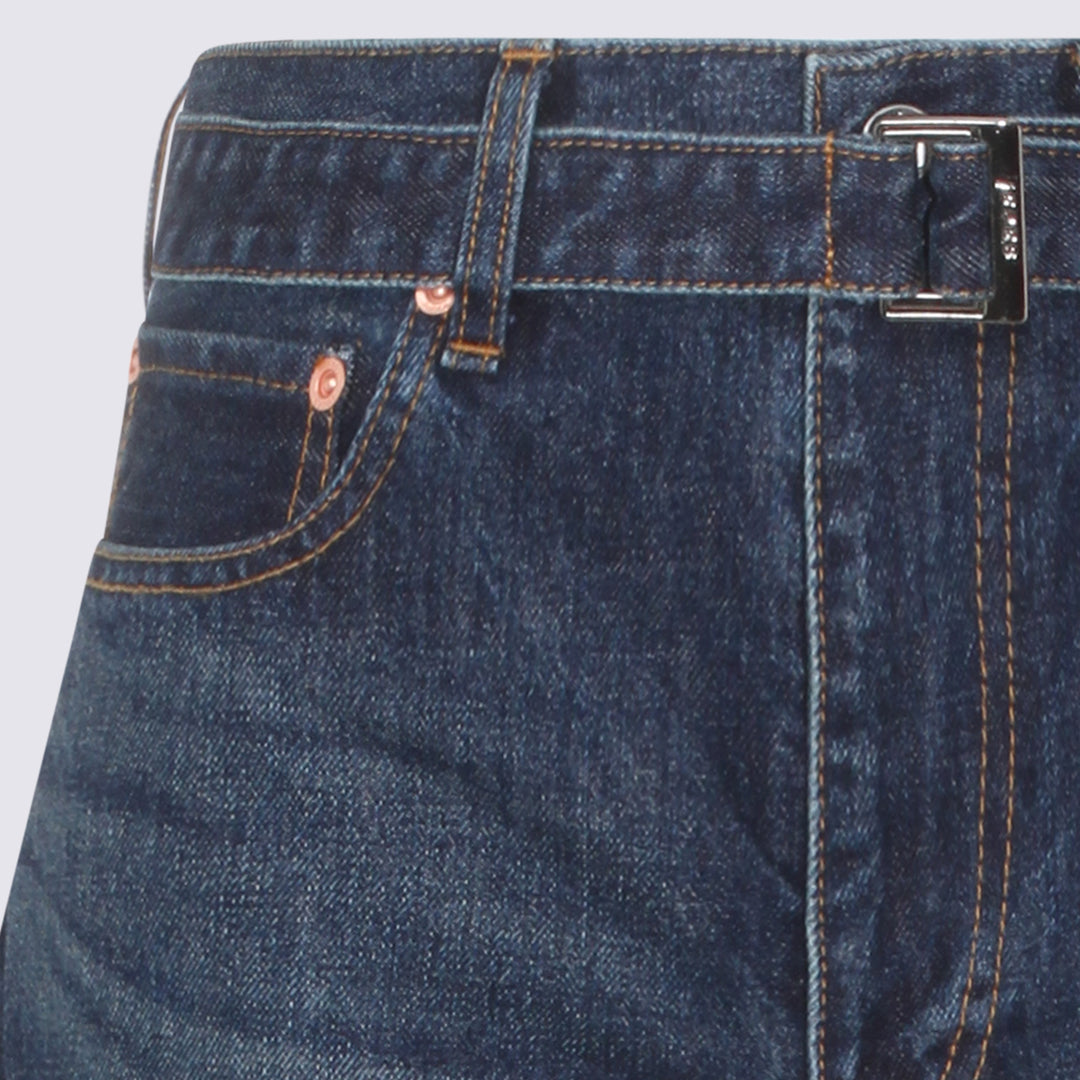 Sacai Shorts - Blue and green | e37370cb76cf4ea489c26424a460f5ea35246e6b