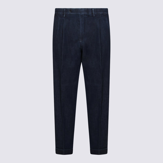 Trousers Blu Medio