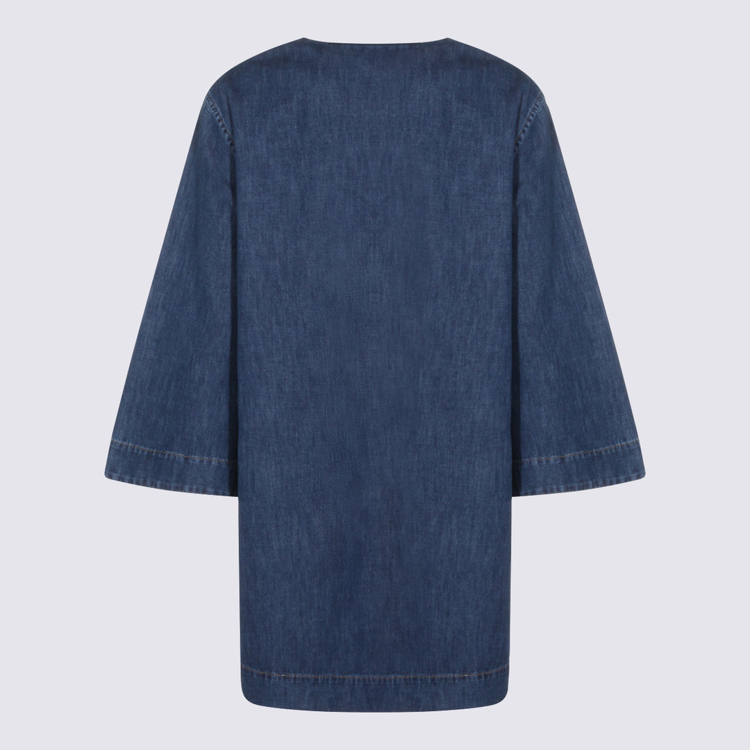 Valentino Dresses - MEDIUM BLUE | 01957ba5f343be3ba9dbd7ddbb0afa2bc086c085