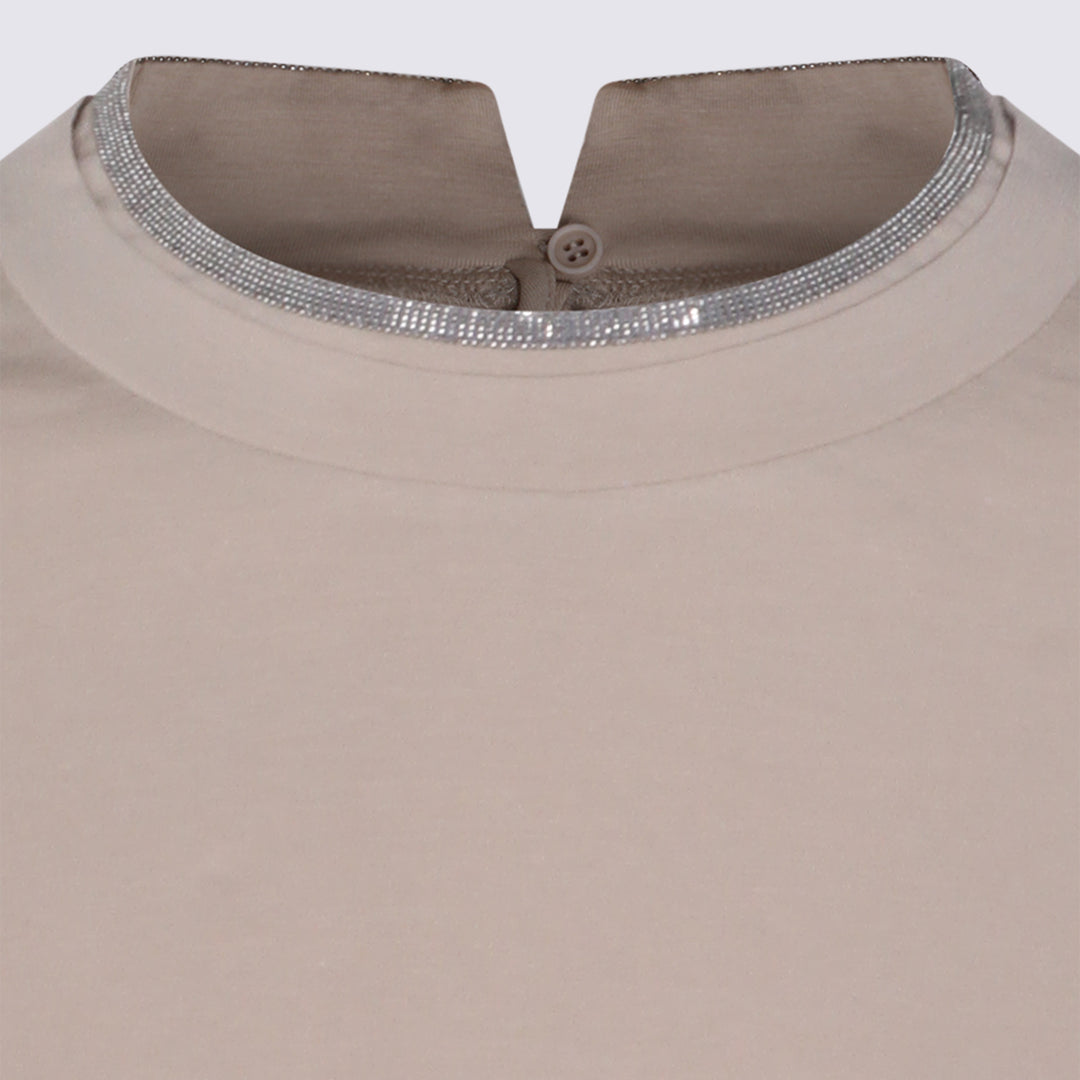 Brunello Cucinelli T-shirts and Polos - Chiari e Naturali | 36c4af844c34497e22bbd21fb969deb45cc93734