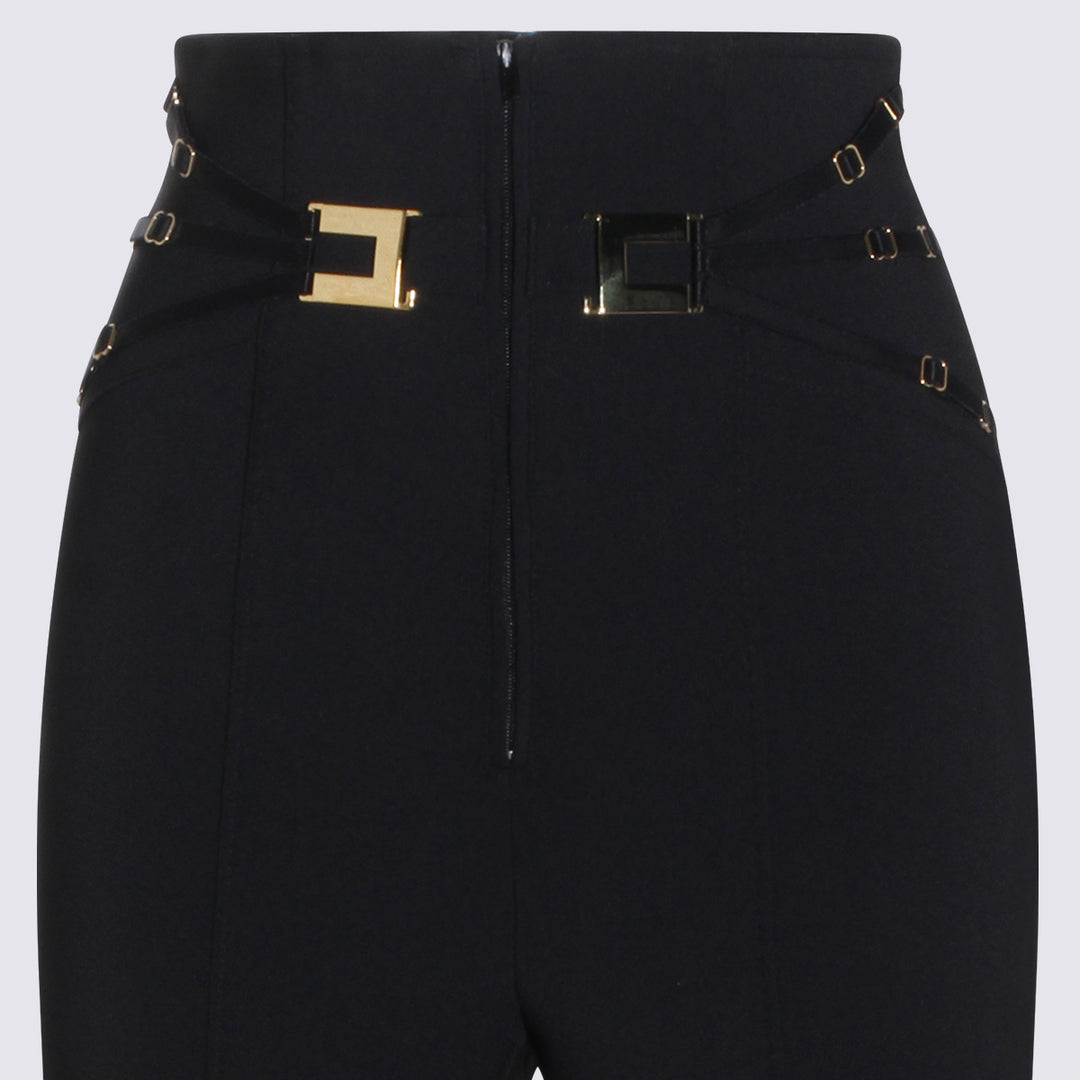 Elisabetta Franchi Trousers - Blacks and greys | a4efcad496084ecc81ab6a6209895df5111827df