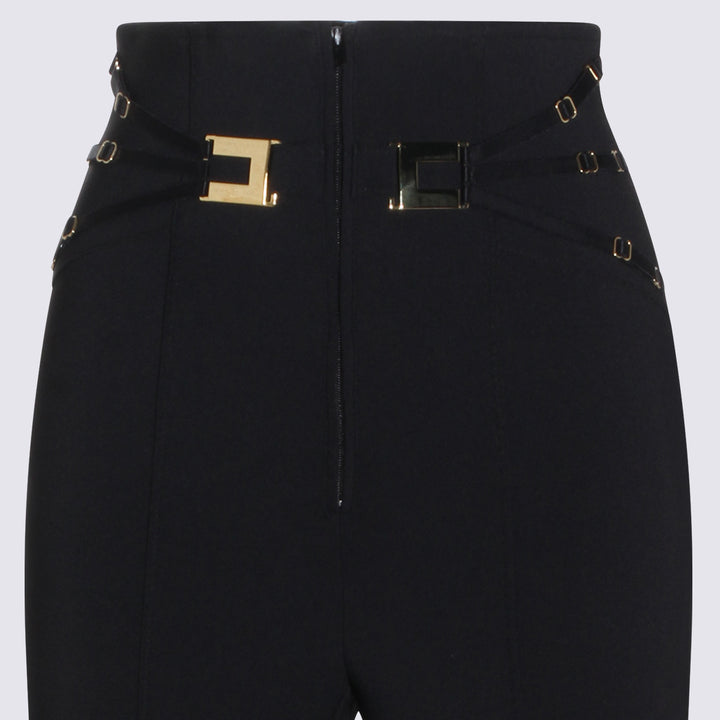 Elisabetta Franchi Trousers - Blacks and greys | a4efcad496084ecc81ab6a6209895df5111827df